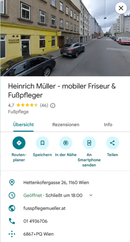 Heinrich Müller – Beispiel 1